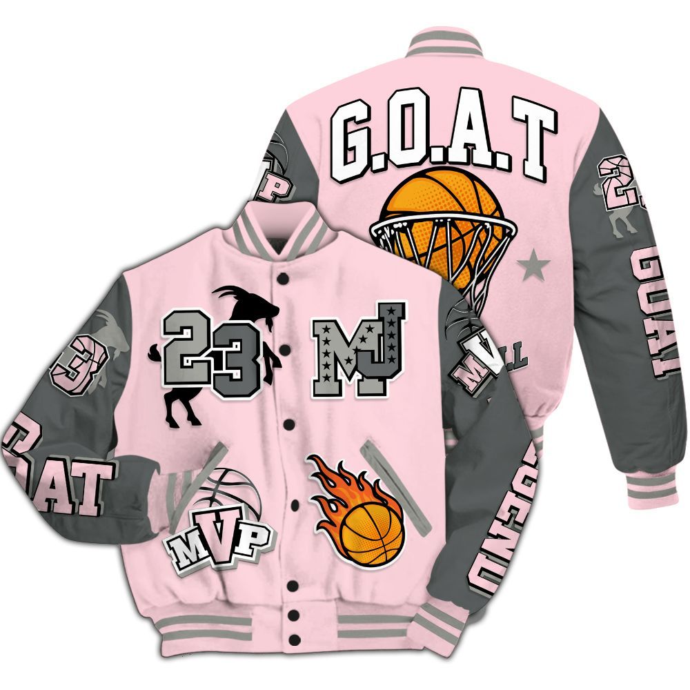 Varsity Jacket To Match Air Max 95 Pink Foam 2025 - 23 Goat MVP Basketball All Over Print