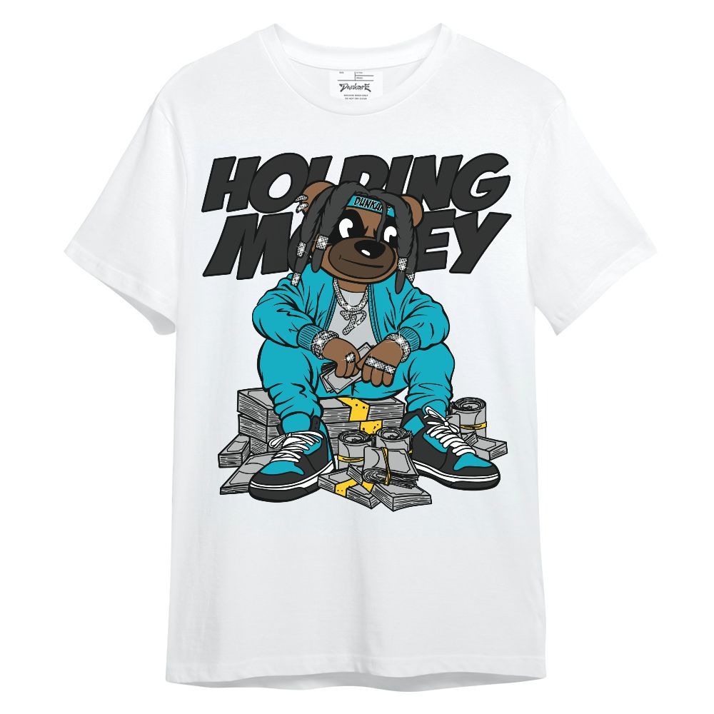 Shirt To Match Retro Aqua 5s - Possessing Moneys Bear Unisex Shirt