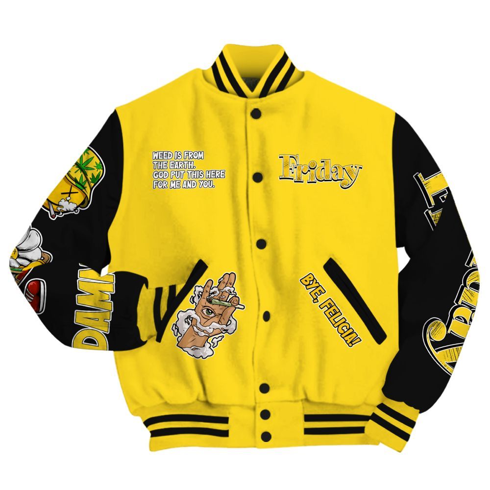 Varsity Jacket To Match Retro Thunder 4s - Friday Sneaker Stress Style All Over Print