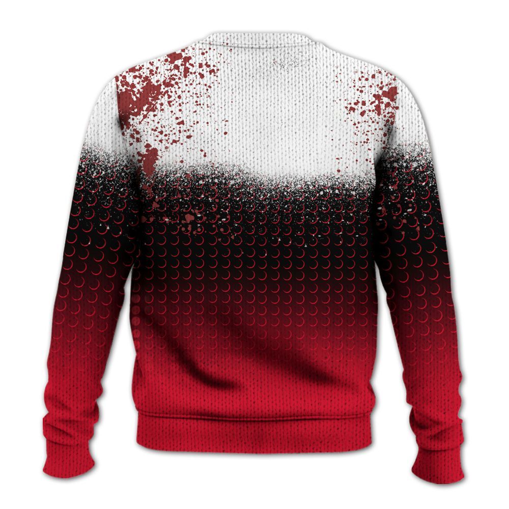 Knitted Sweater To Match Air Max Sunder Gore Tex Fire Red - Halftone Time Is Money