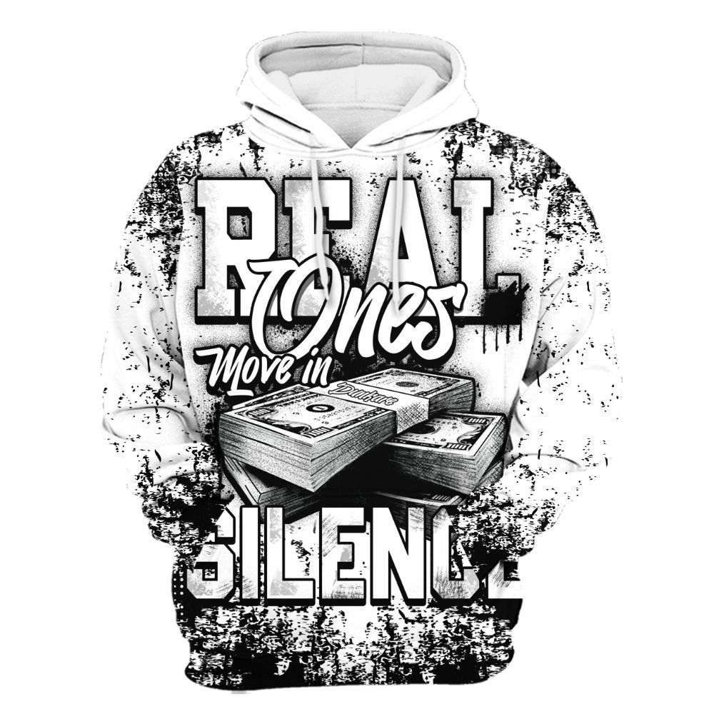 Hoodie To Match Kobe 9 EM Protro Halo - Move In Silence Money Street Retro All Over Print