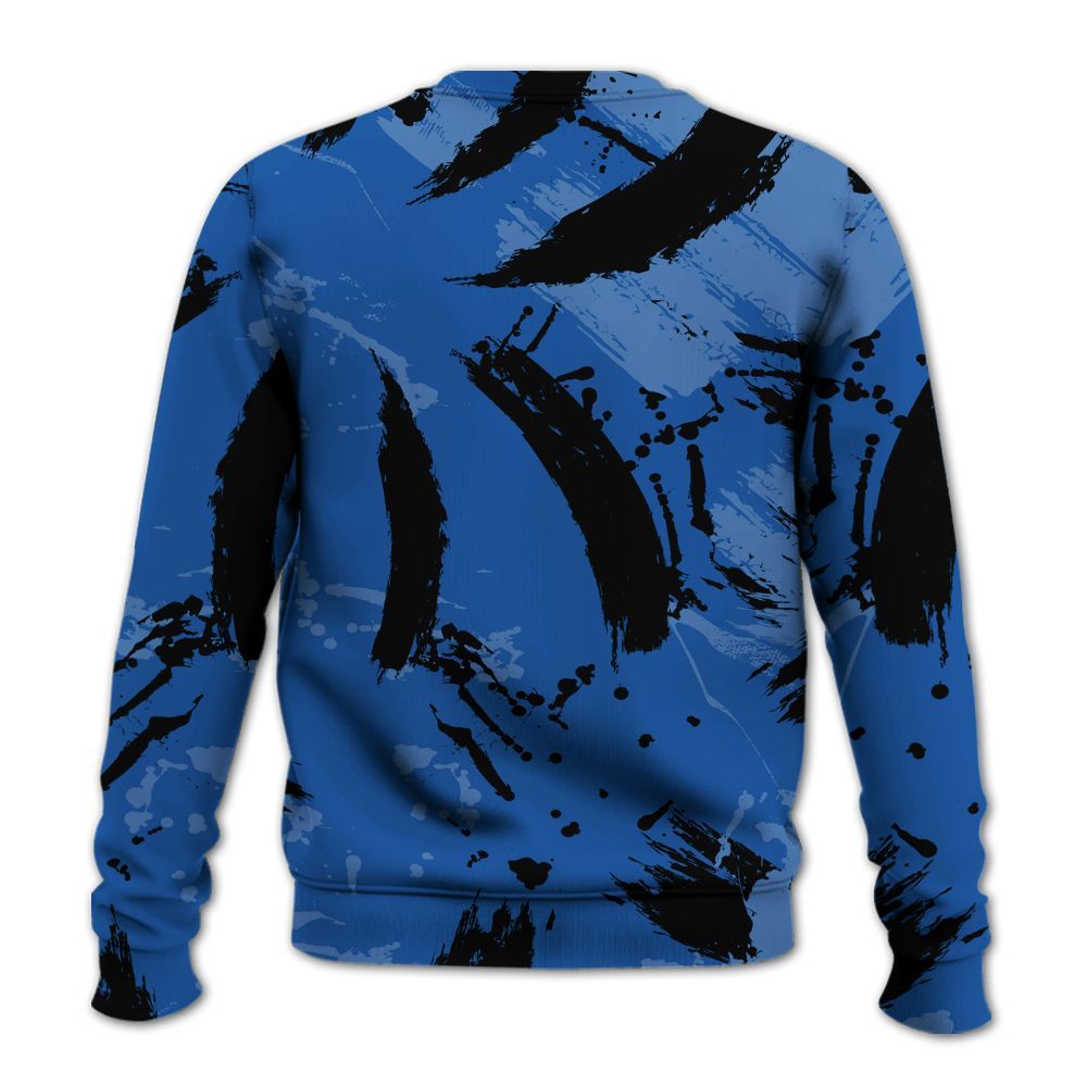Sweatshirt To Match Low Space Royal 11s - Goddess Energy Retro All Over Print