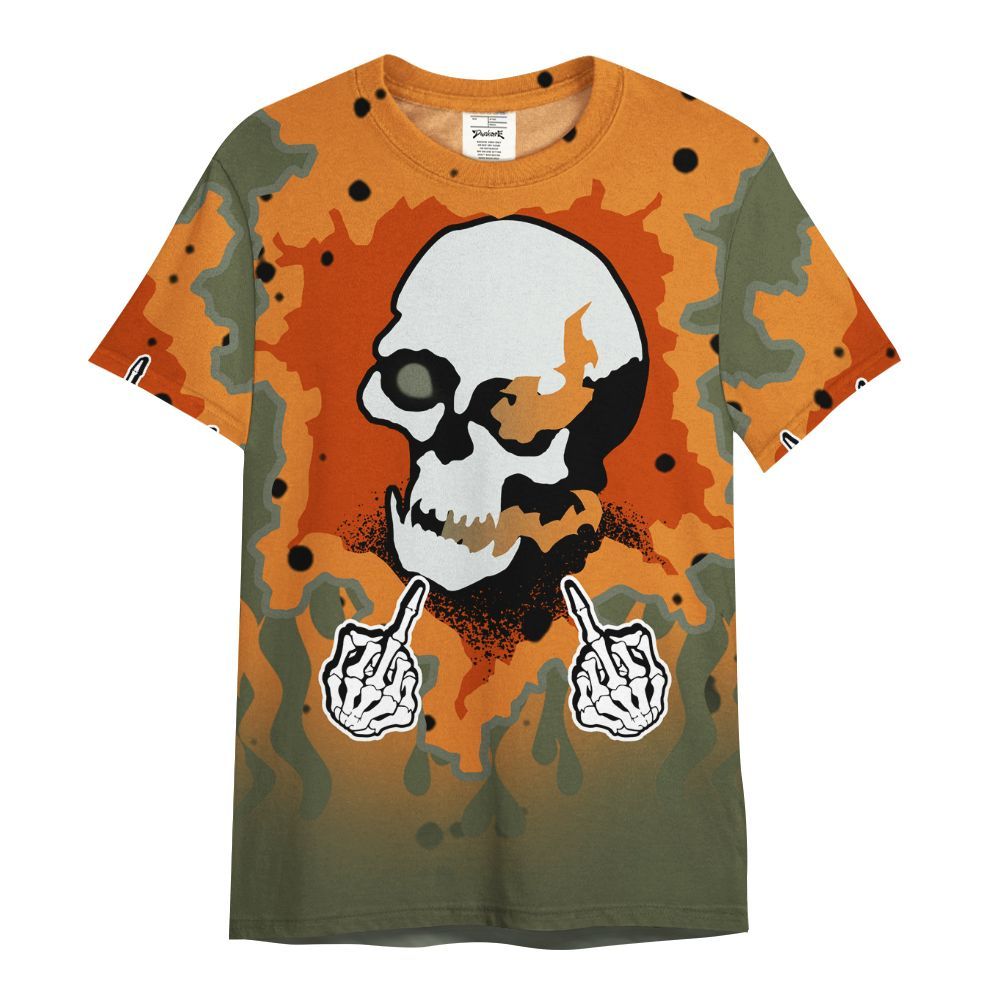 Shirt To Match Olive 5s - F Around Find Out Graphic Trapped All Over Print