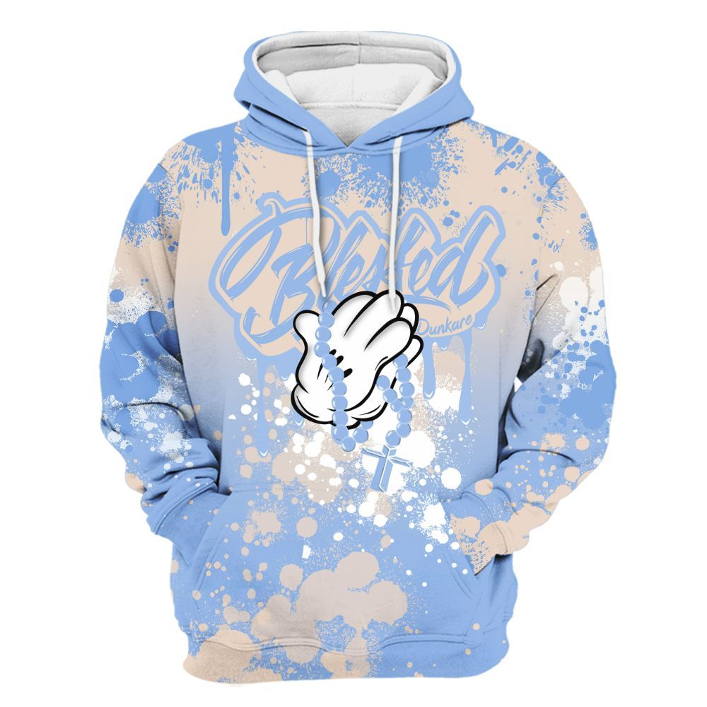 Hoodie To Match Air Max 1 Royal Pulse - God Blessed Ink Drip All Over Print