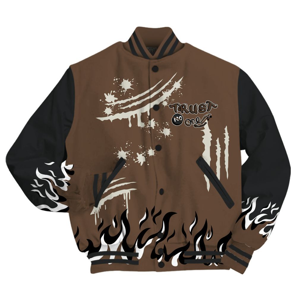 Varsity Jacket To Match Palomino 1s - Graphic Trust No One All Over Print