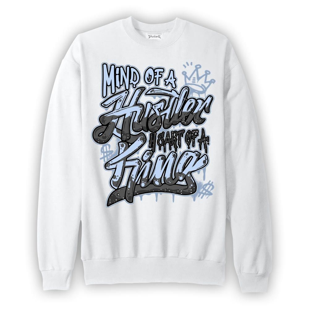 Sweatshirt To match Reverse Black White 6s Sweatshirt - Mind Of Hustlers Heart King Graphic Graphic