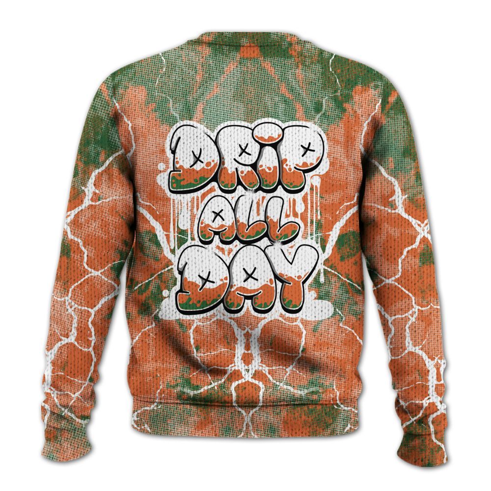 Knitted Sweater To Match Low Miami 5s - DRIPPIN Days Graphic Halloween