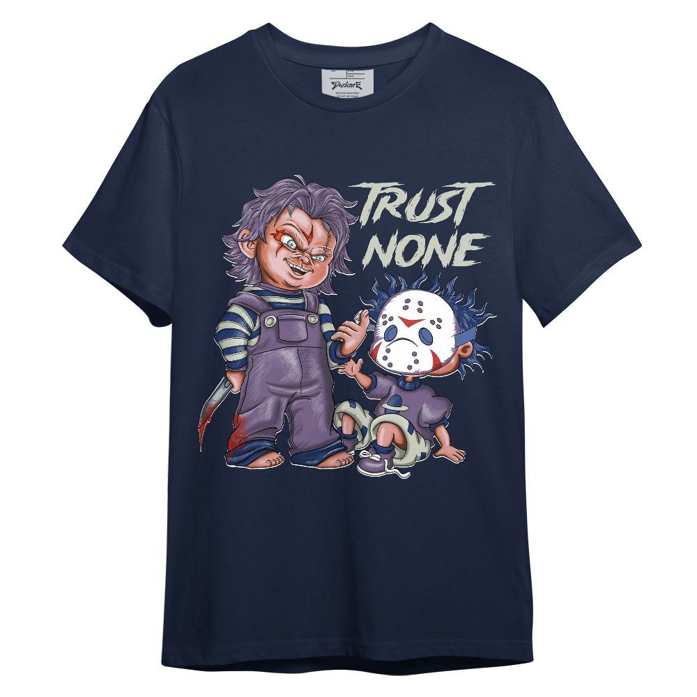 Shirt To Match Low OG Voodoo Alternate 1s - Trust No One Scary Graphic