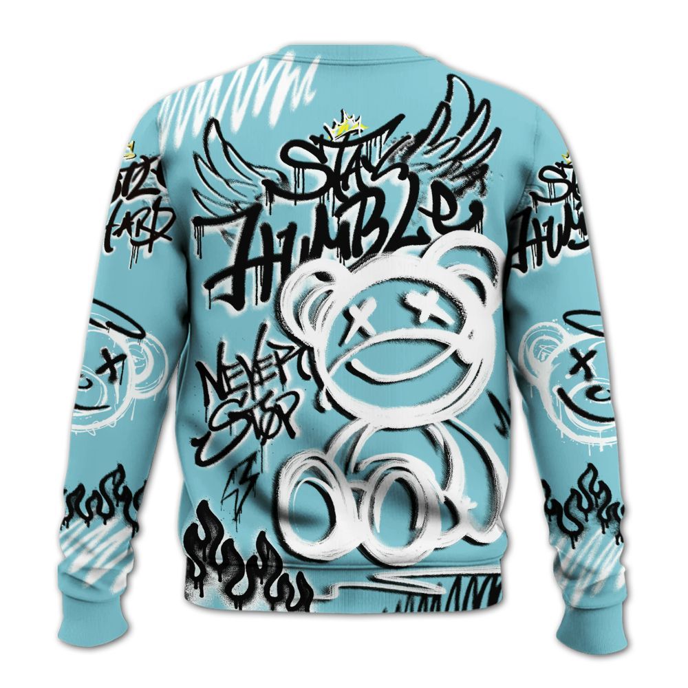 Sweatshirt To Match Low Legend Blue 11s - Humble Drip Streetwear Graffity All Over Print