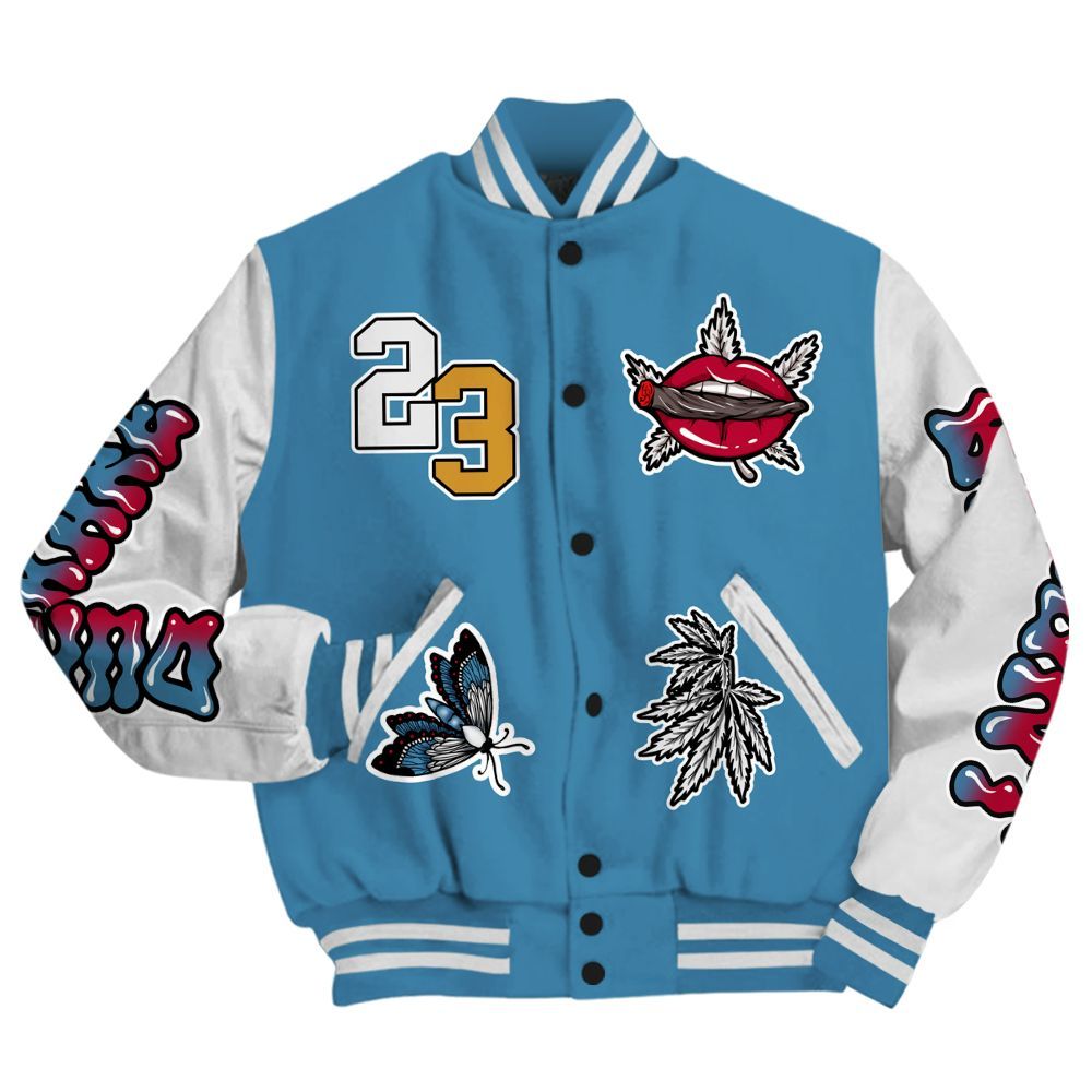 Varsity Jacket To Match GS Messy Room 4s - Bluntz Unique All Over Print