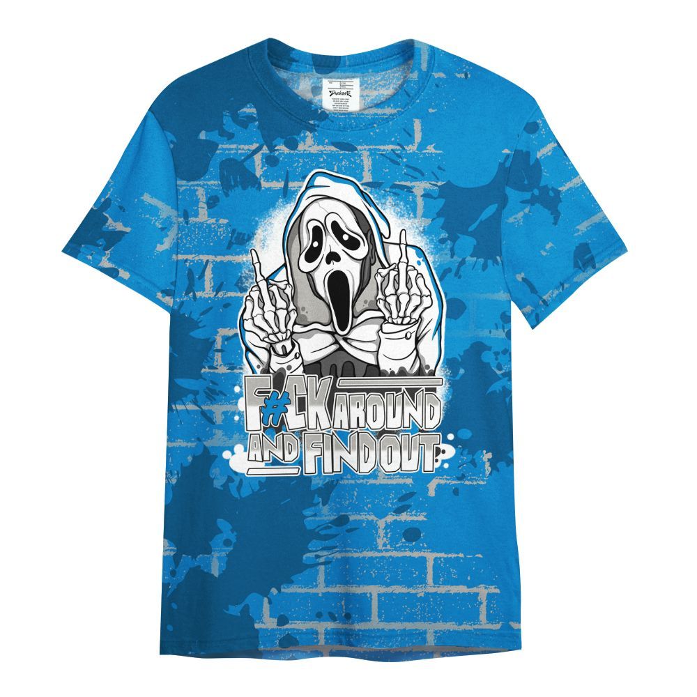 Shirt To Match Military Blue 4s - F#CK And Find Out Graphic Halloween All Over Print