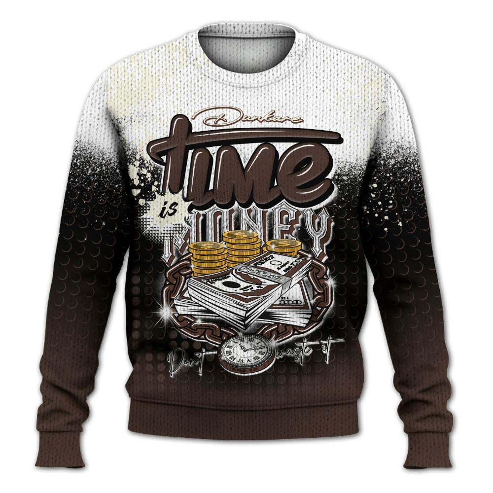 Knitted Sweater To Match SoleFly Cafecito 12s - Halftone Time Is Money