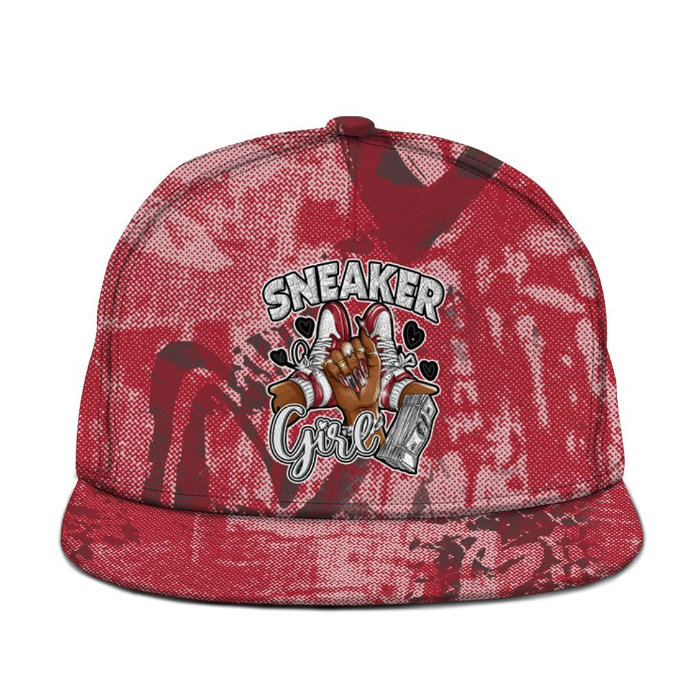 Snapback To Match Black Toe 14s - Sneakerz Girlz Heart Grunge Graphic