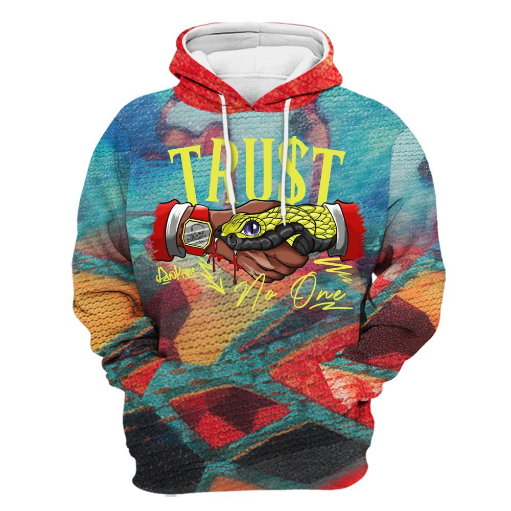 Hoodie To Match Kobe 8 What The - Snake Trust No One Drip All Over Print
