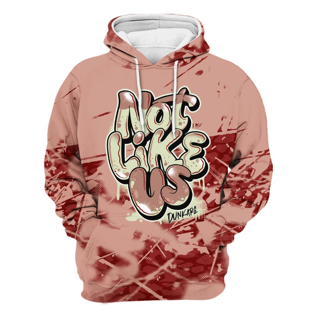 Hoodie To Match Valentines Day 3s - None Like Us Graphic All Over Print