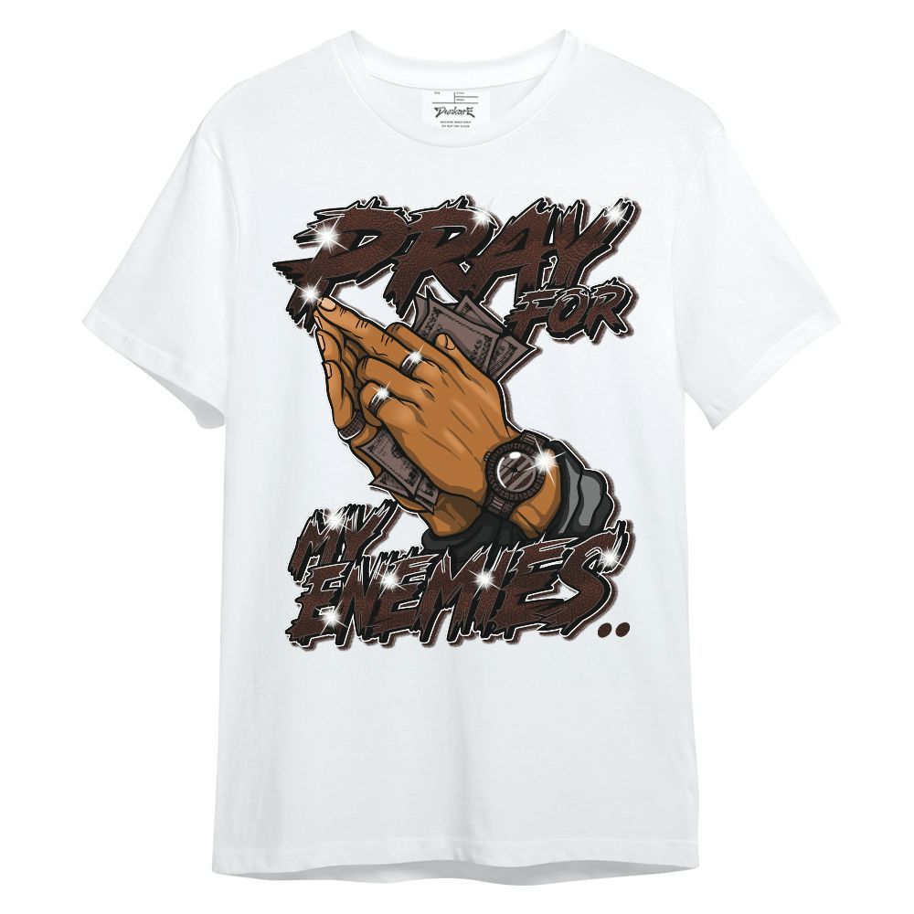 Shirt To Match Air Force 1 Low Halloween Skull 2024 - Prayed For Enemies Graphic Unisex Shirt