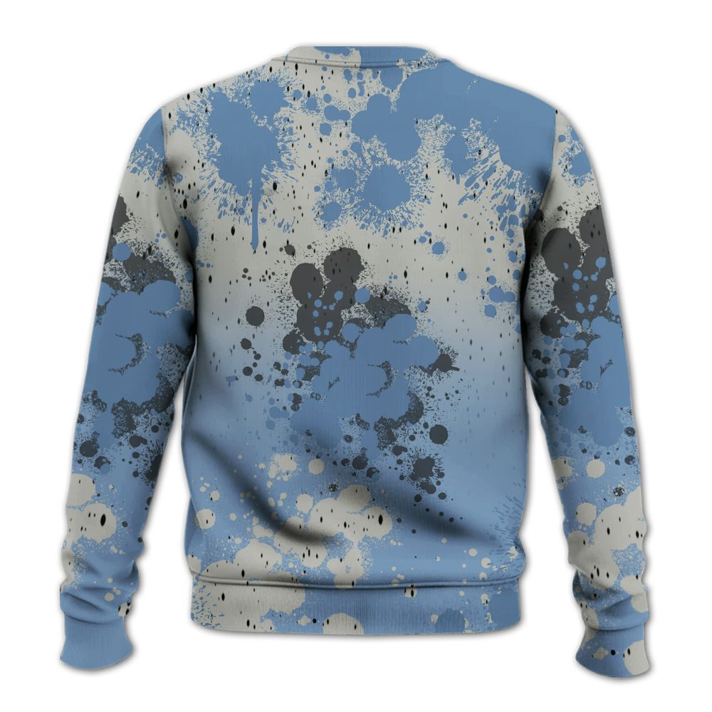 Sweatshirt To Match University Blue 4s - Trust No One Scary All Over Print