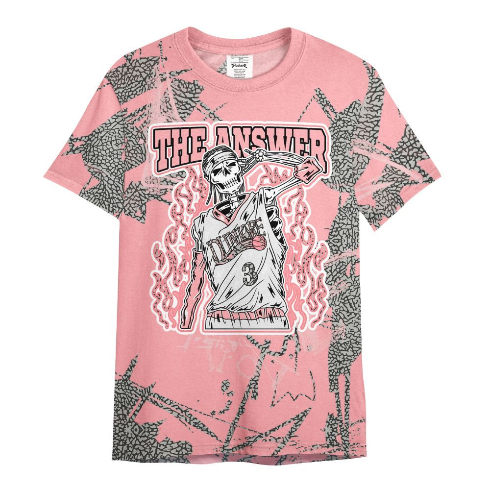 Shirt To Match Retro Wings 3s - Allen Answer Skeleton Messyz All Over Print
