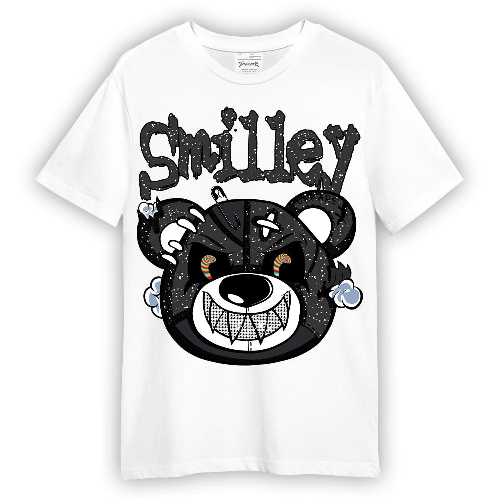 Shirt To Match Reverse Black White 6s - Smilley Bear Shirt Unisex