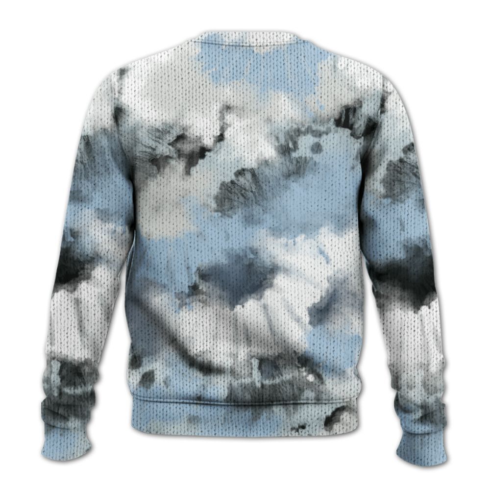 Knitted Sweater To Match Forget Me Not 4s - Tie Dye FK Around Find Out