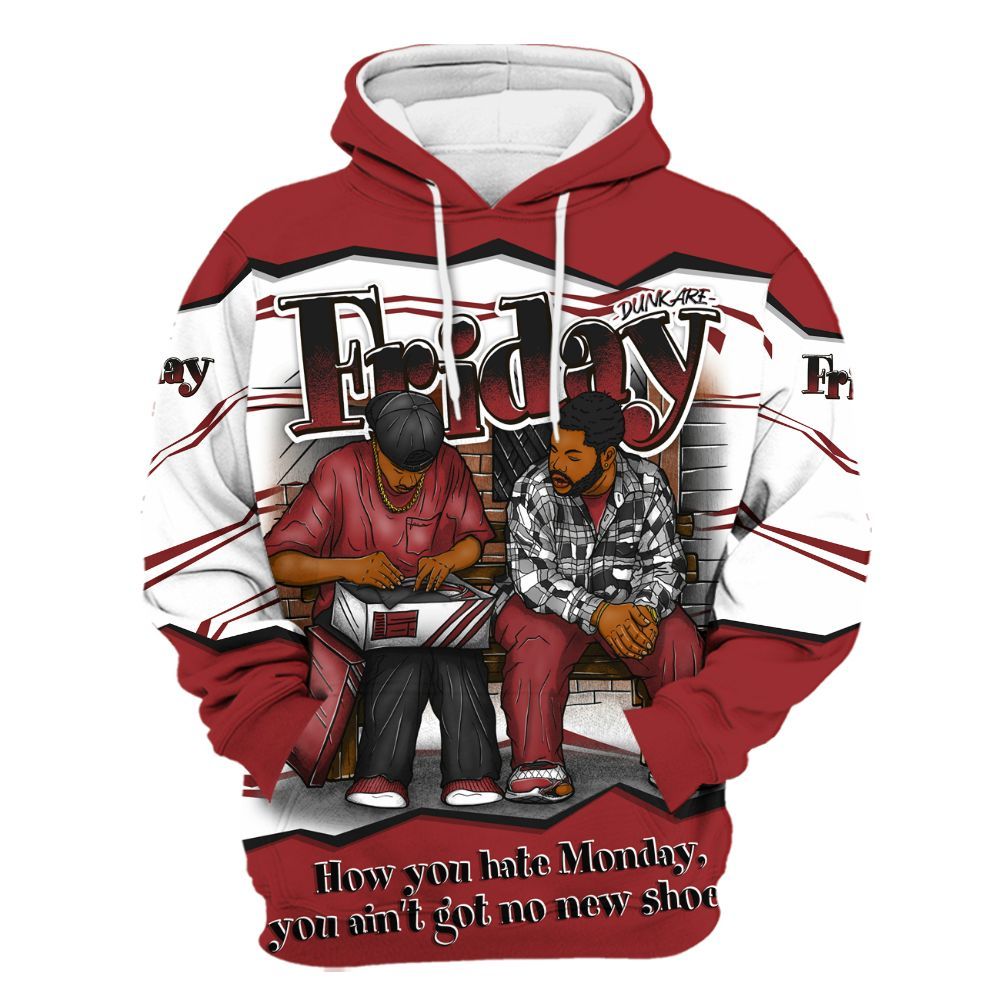Hoodie To Match Alternate Flu Game 12s - Friday Movie 90s TV All Over Print