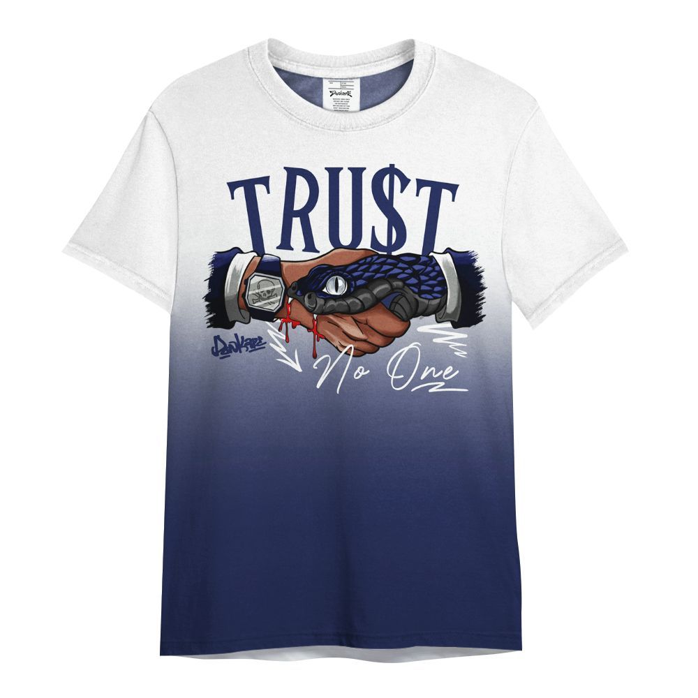 Shirt To Match Midnight Navy 11s - Snake Trust No One Drip All Over Print