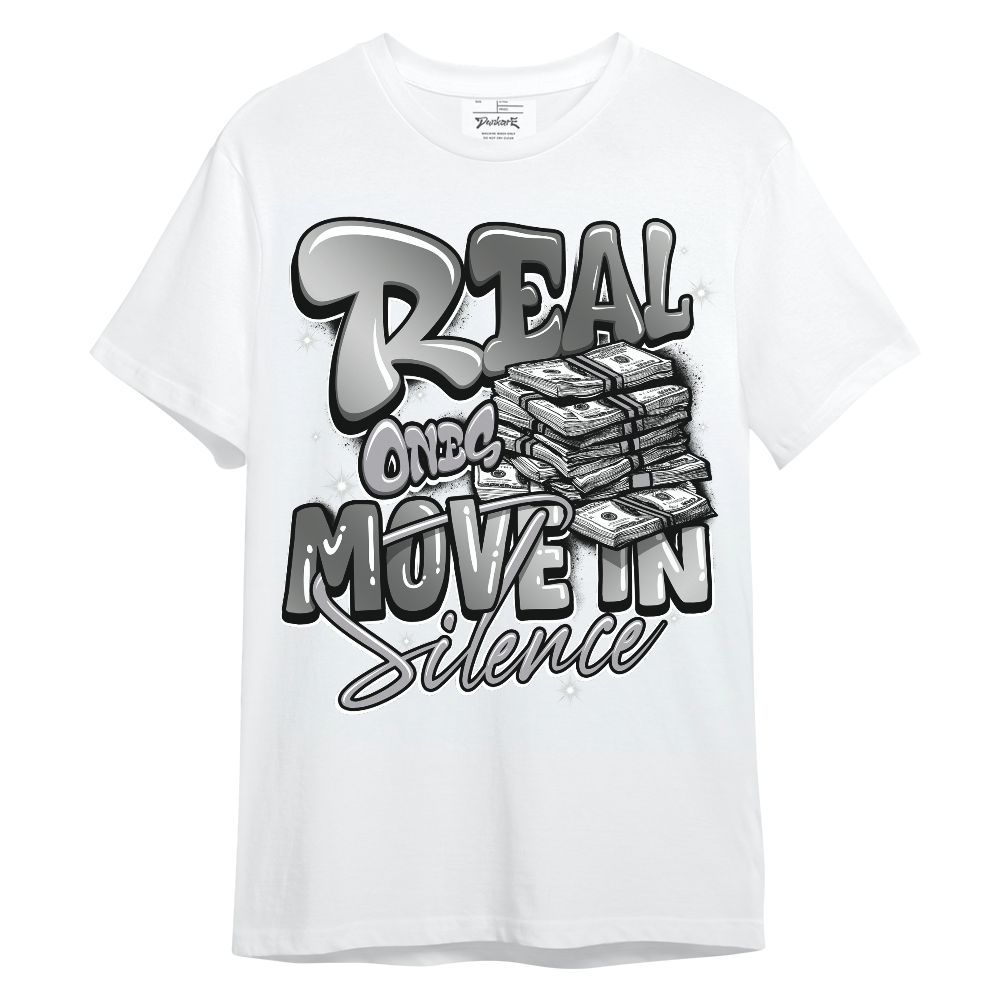 Shirt To Match Metallic Silver 14s - Real Ones Move In Streetwear Unisex Shirt