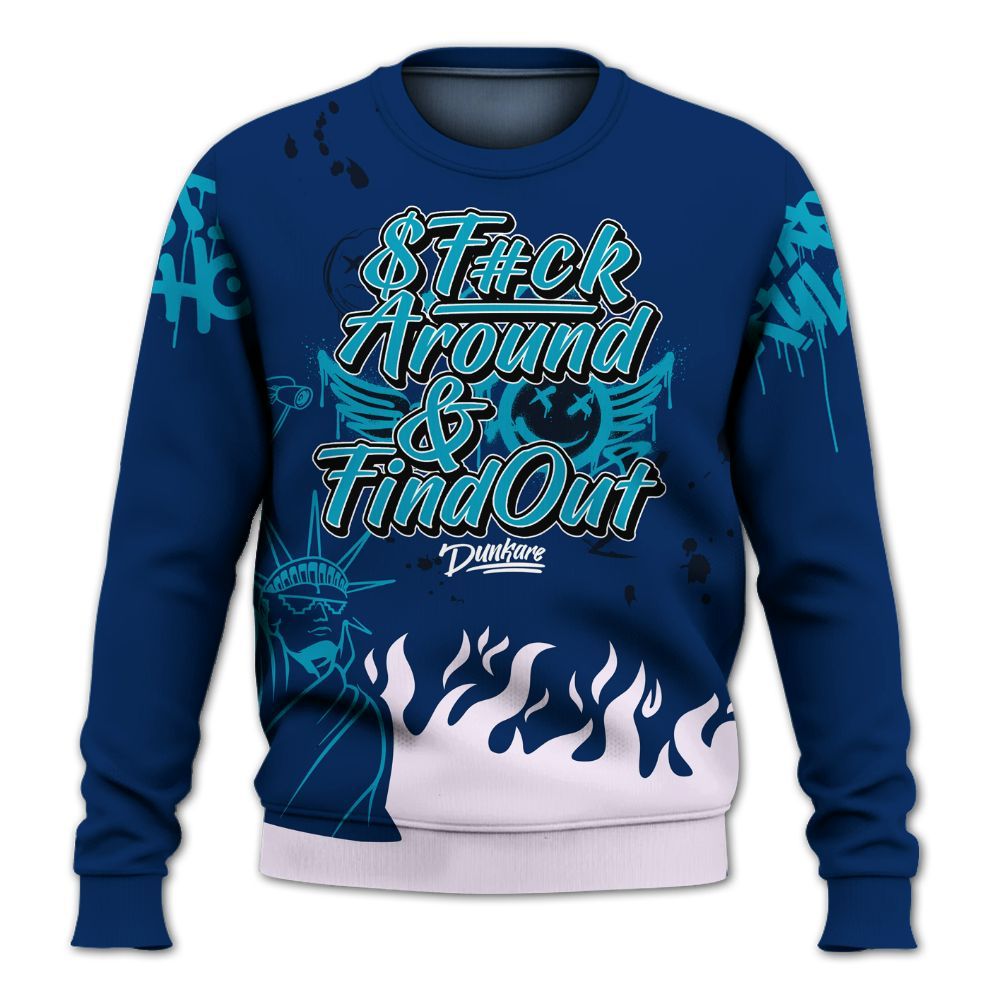 Sweatshirt To Match Kobe 5 X-Ray - Graphic Fck Around Find Out All Over Print