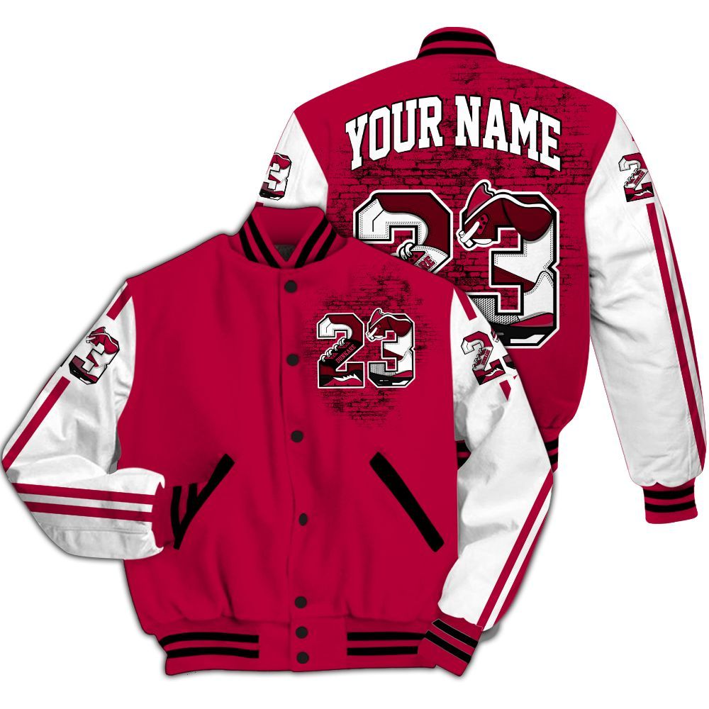 Varsity Jacket To Match Retro Chicago 2s - Custom Name Number 23 5s All Over Print