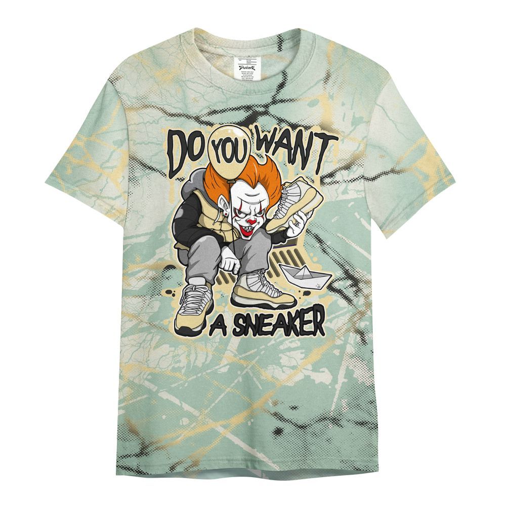 Shirt To Match Joins Year Of The Snake 5s - Clown Scary Sneakers Halloween Graphic All Over Print
