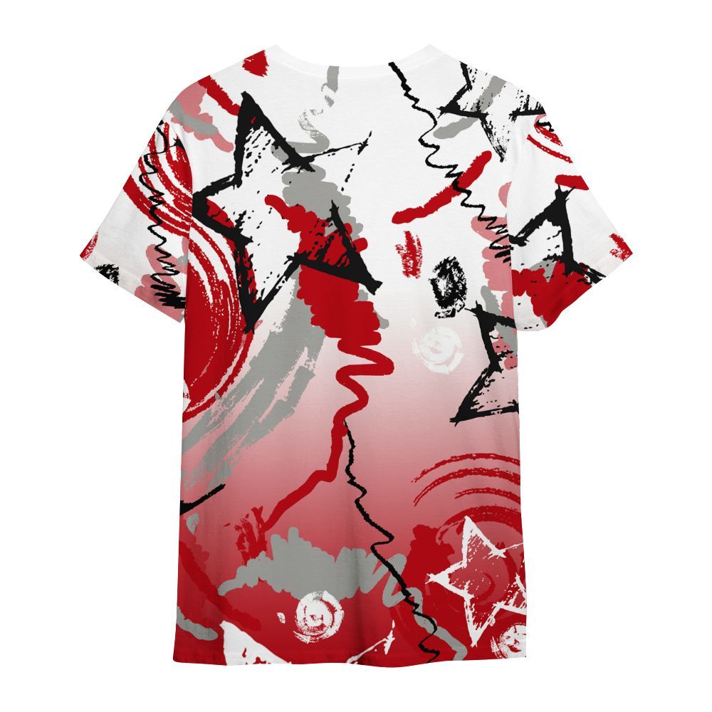 Shirt To Match Air Griffey Max Gray Reds 1s - Grind Shine Later Drip All Over Print