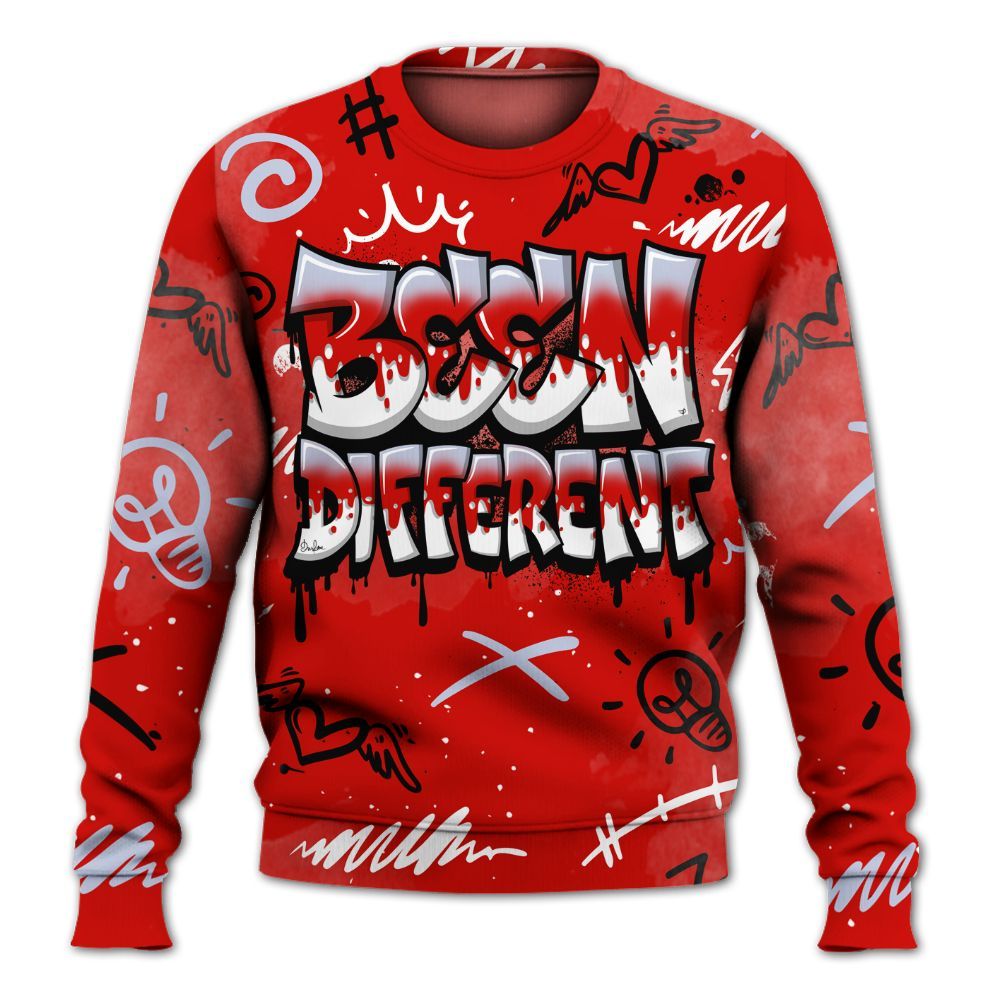 Sweatshirt To Match Fire Red 6s - Drip Been Di2ferent All Over Print
