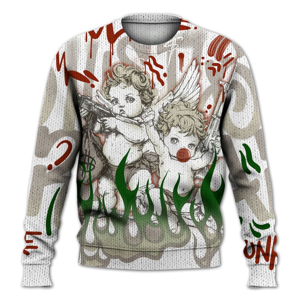 Knitted Sweater To Match El Grito 5s - Angel Hustle Hard