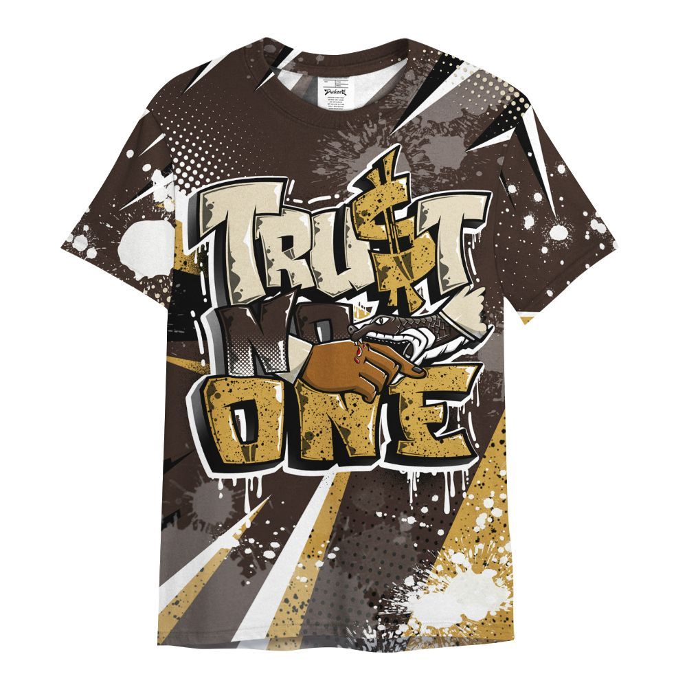 Shirt To Match 2025 Retro Earth 5s - Poly Trust No One Dripping All Over Print