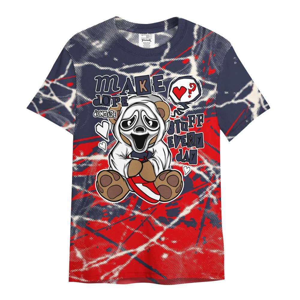 Shirt To Match Low OG Howard University 1s - Make Dopes Bear Profound All Over Print