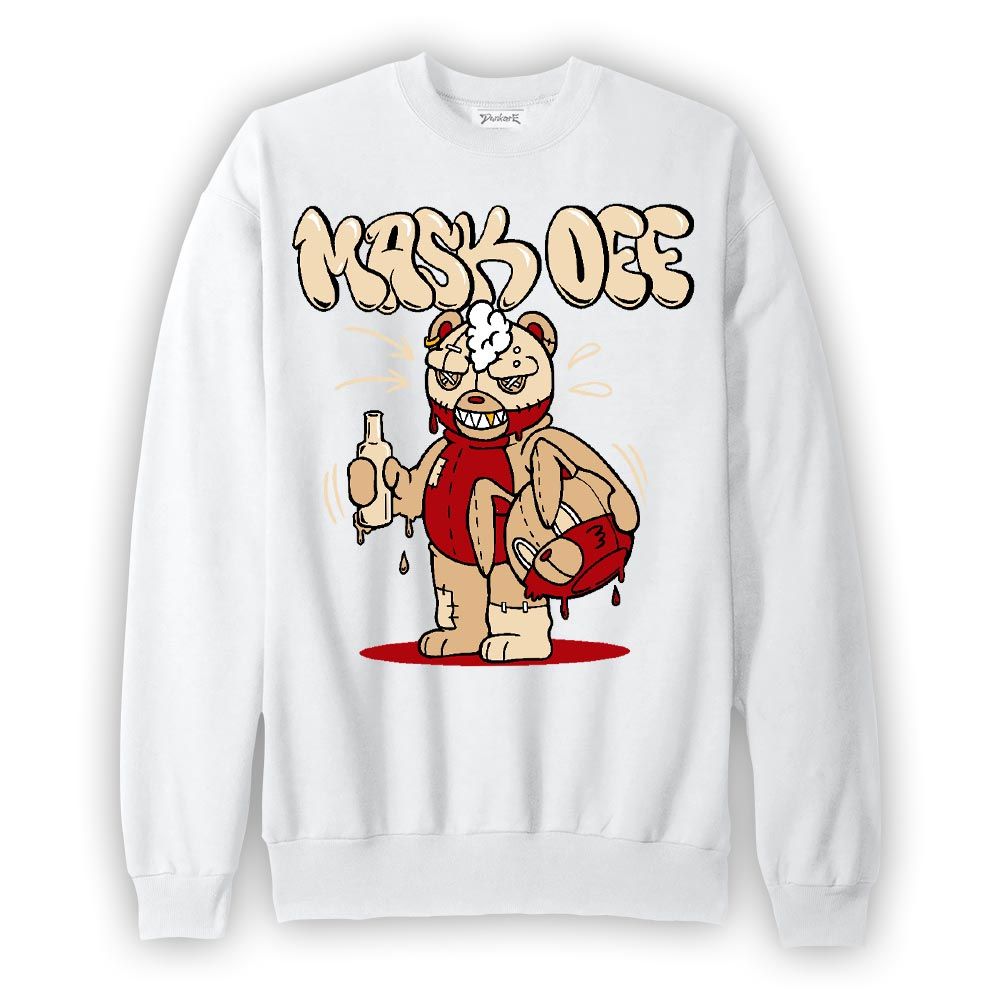 Sweatshirt To match Dunk Low Strawberry Waffle Sweatshirt - Mask Off Hugz Graphic