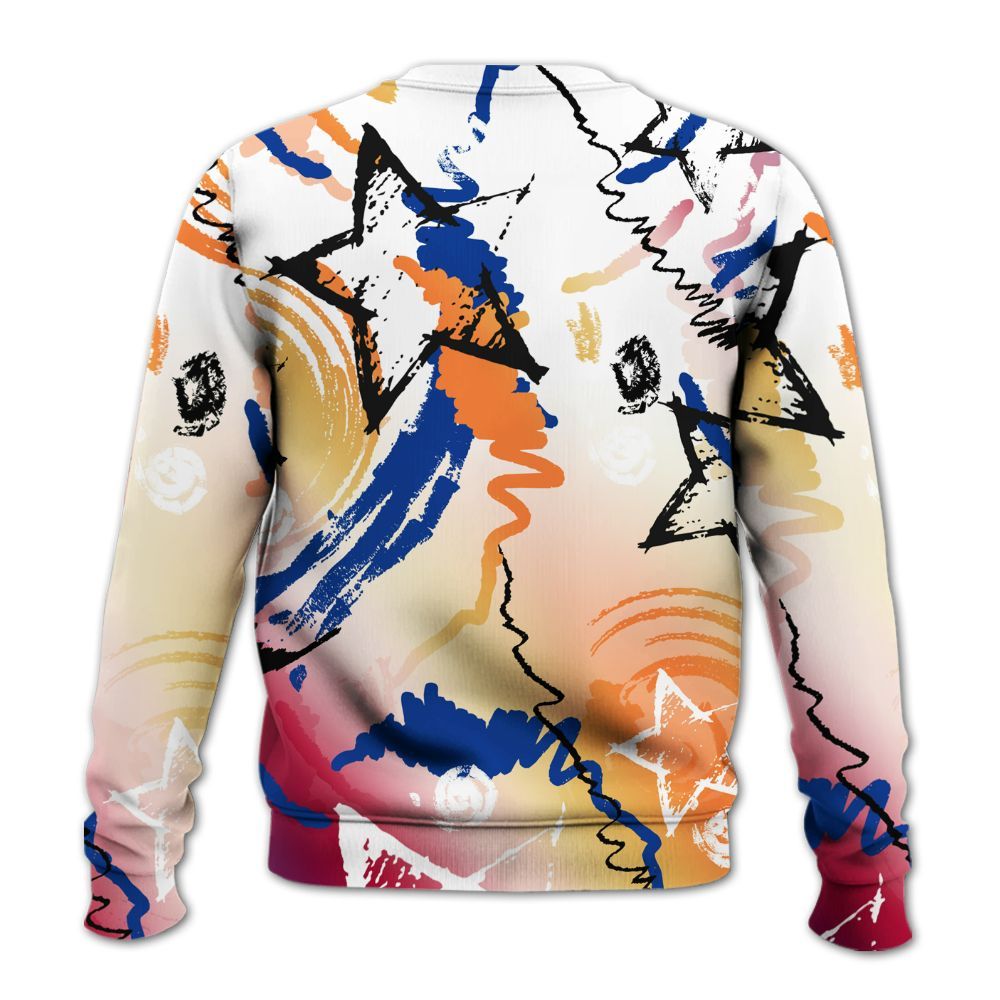 Sweatshirt To Match Air Griffey Max Los Angeles 1s - Grind Shine Later Drip All Over Print