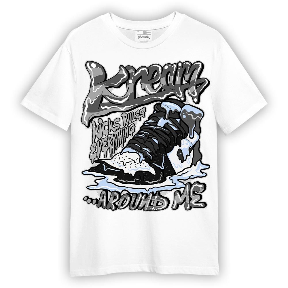 Shirt To Match Reverse Black White 6s - Kreamy Graphic Shirt Unisex