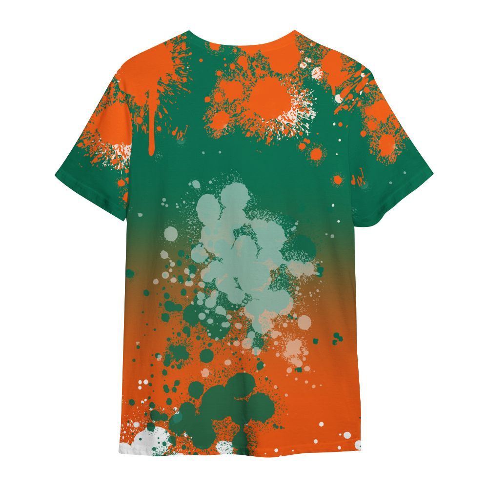 Shirt To Match SoleFly Sail Gorge Green 3s - God Blessed Ink Drip All Over Print