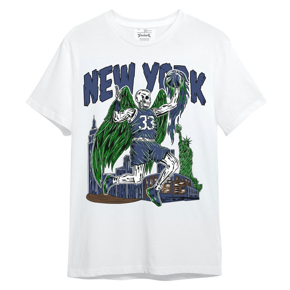 Shirt To Match Midnight Navy 13s - Ewing Era Skeleton Unisex Shirt
