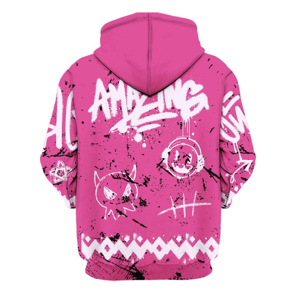 Hoodie To Match KD 4 Aunt Pearl - Friday Sneaker Crayon All Over Print