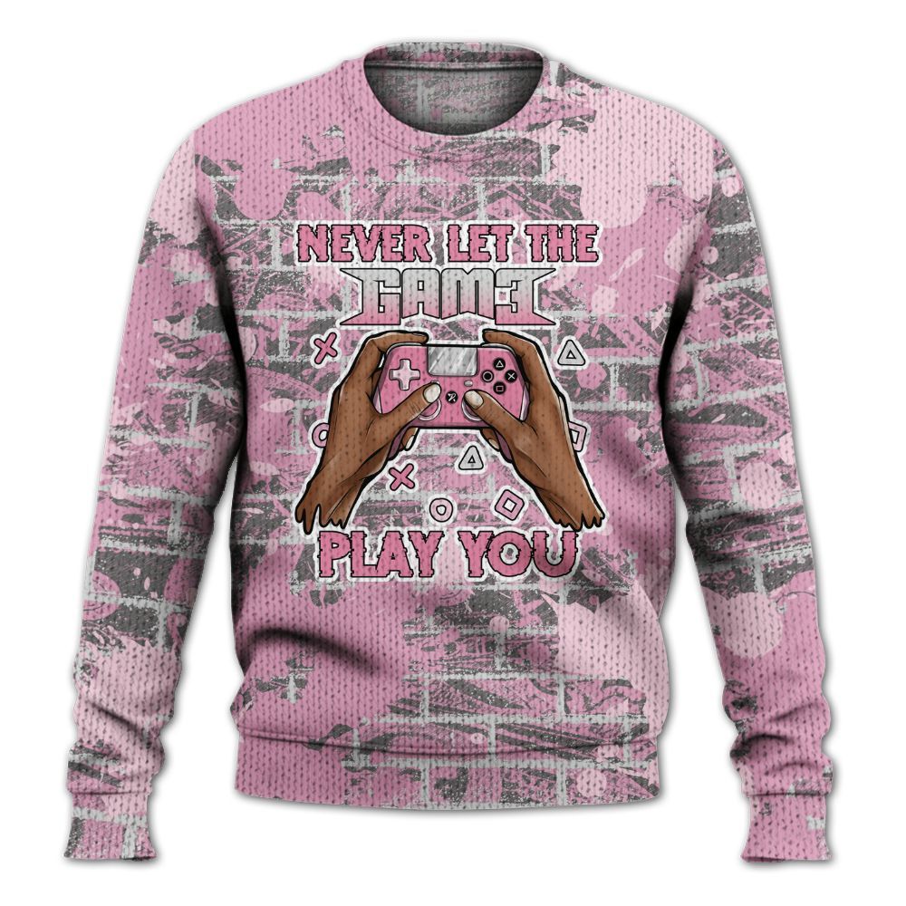 Knitted Sweater To Match Orchid 4s - PlayGame Human Brick