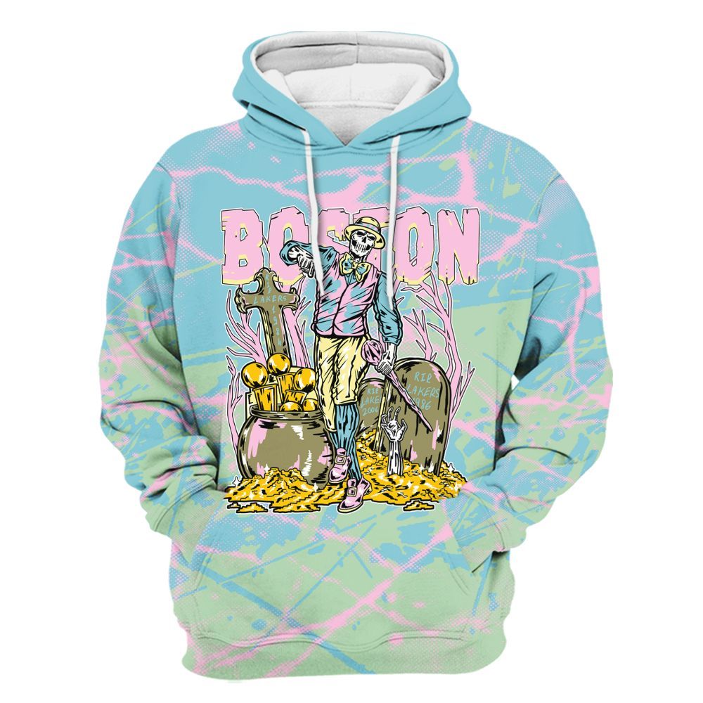 Hoodie To Match SB Dunk Low Visty - Goldrush Skeleton Profound All Over Print