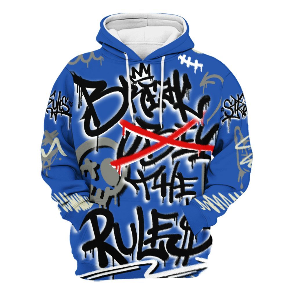 Hoodie To Match Lucky Shorts 3s - Break Rules Streetwear All Over Print