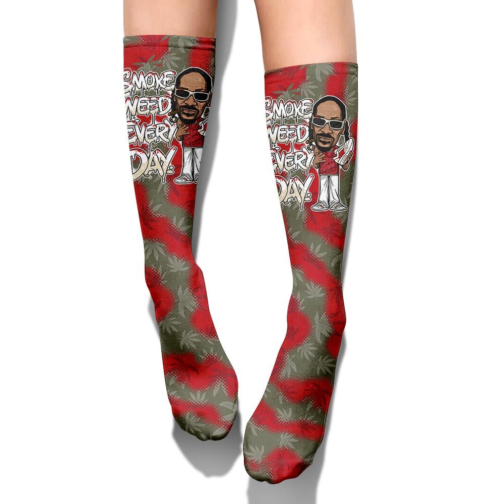 Sock To Match Travis Scott Low OG Medium Olive 1s - Smoking Every Day Graphic Weeding Art