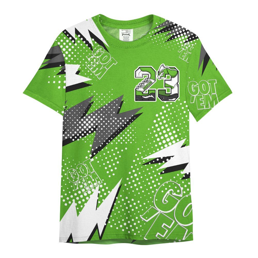 Shirt To Match Air Foamposite One Volt - Custom Name Number 23 5s All Over Print