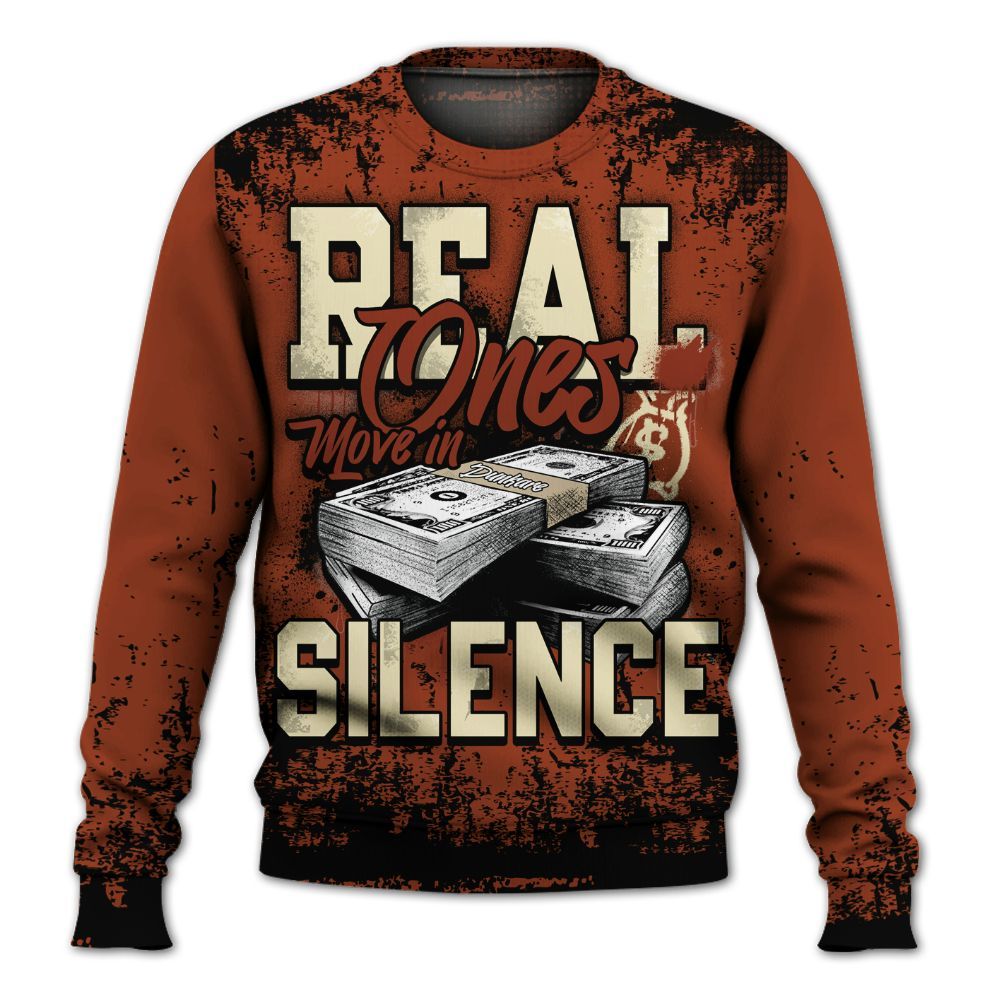 Sweatshirt To Match Retro Eastside Golf 12s - Move In Silence Money Street Retro All Over Print