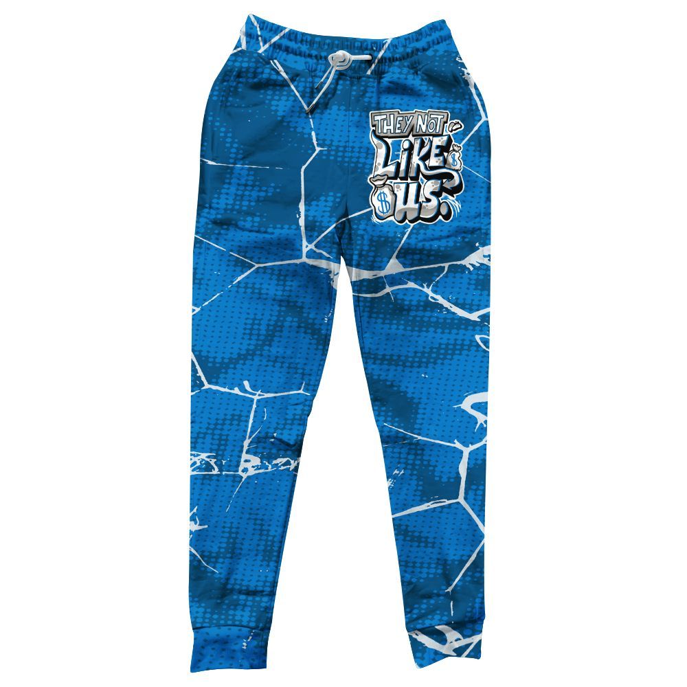 Sweatpant To Match Industrial Blue 4s - Dislike Us Graphic All Over Print