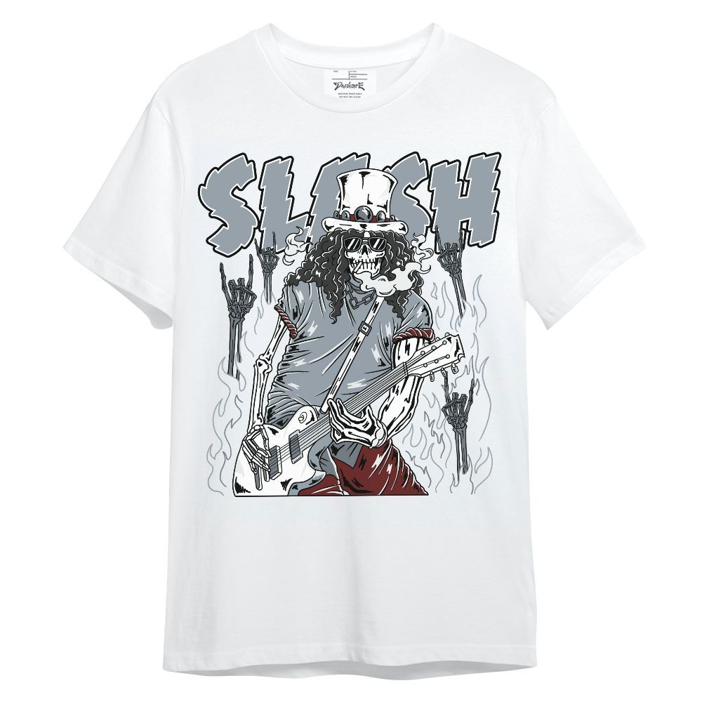 Shirt To Match Wolf Grey 13s - Slash Skeleton Unisex Shirt