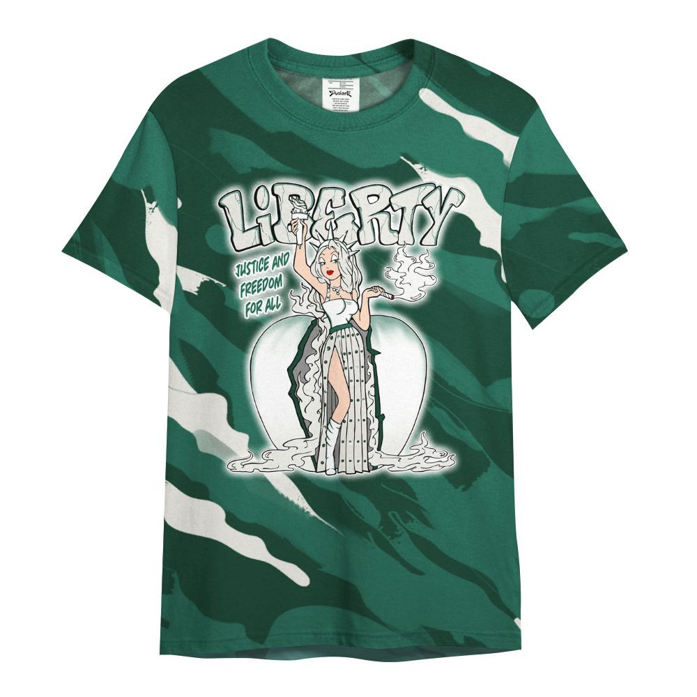 Shirt To Match Oxidized Green 4s - Midwest Cartoon Colored All Over Print